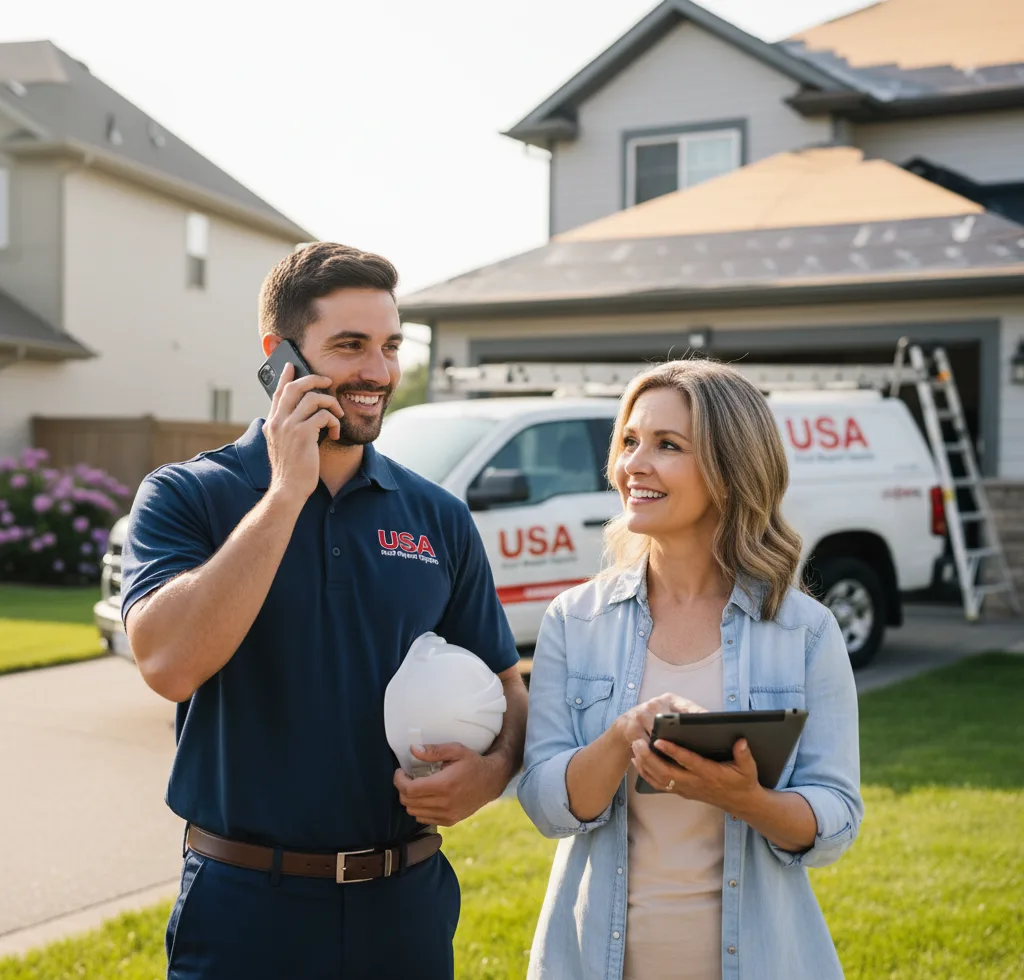 USA Roof Repair Experts customer support in Williamstown
